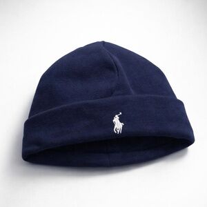 Polo by Ralph Lauren Dark Blue Knit Hat